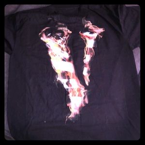 Vlone Burning Love Tee Black